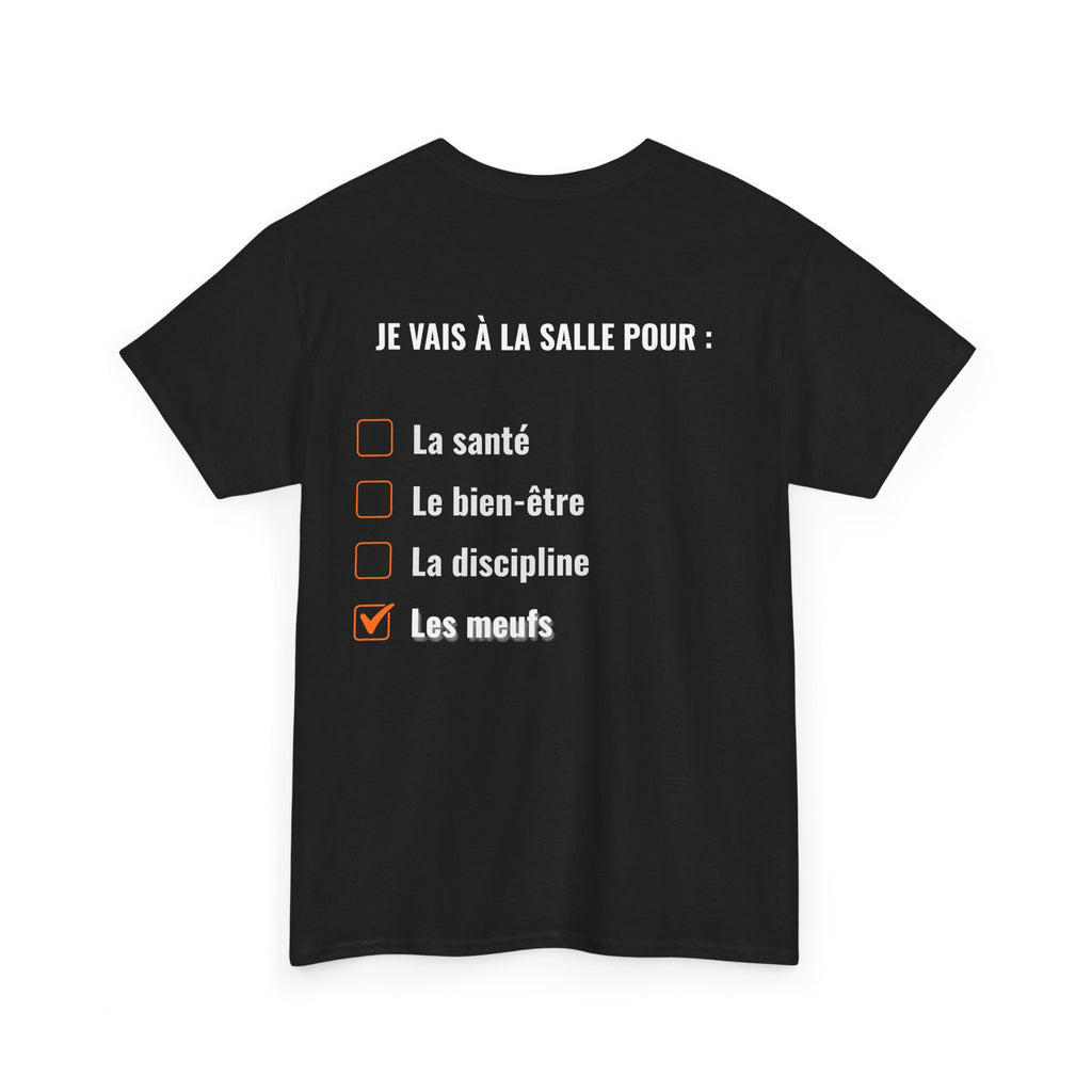 T-shirt "Je vais à la salle pour"